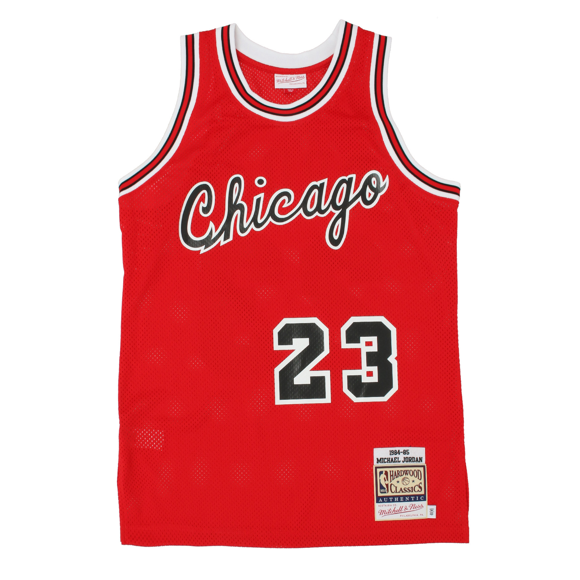 マイケル・ジョーダン ブルズ ロード オーセンティックジャージ 1984-85 CHICAGO BULLS MICHAEL JORDAN  Authentic Jersey RED 1984-85