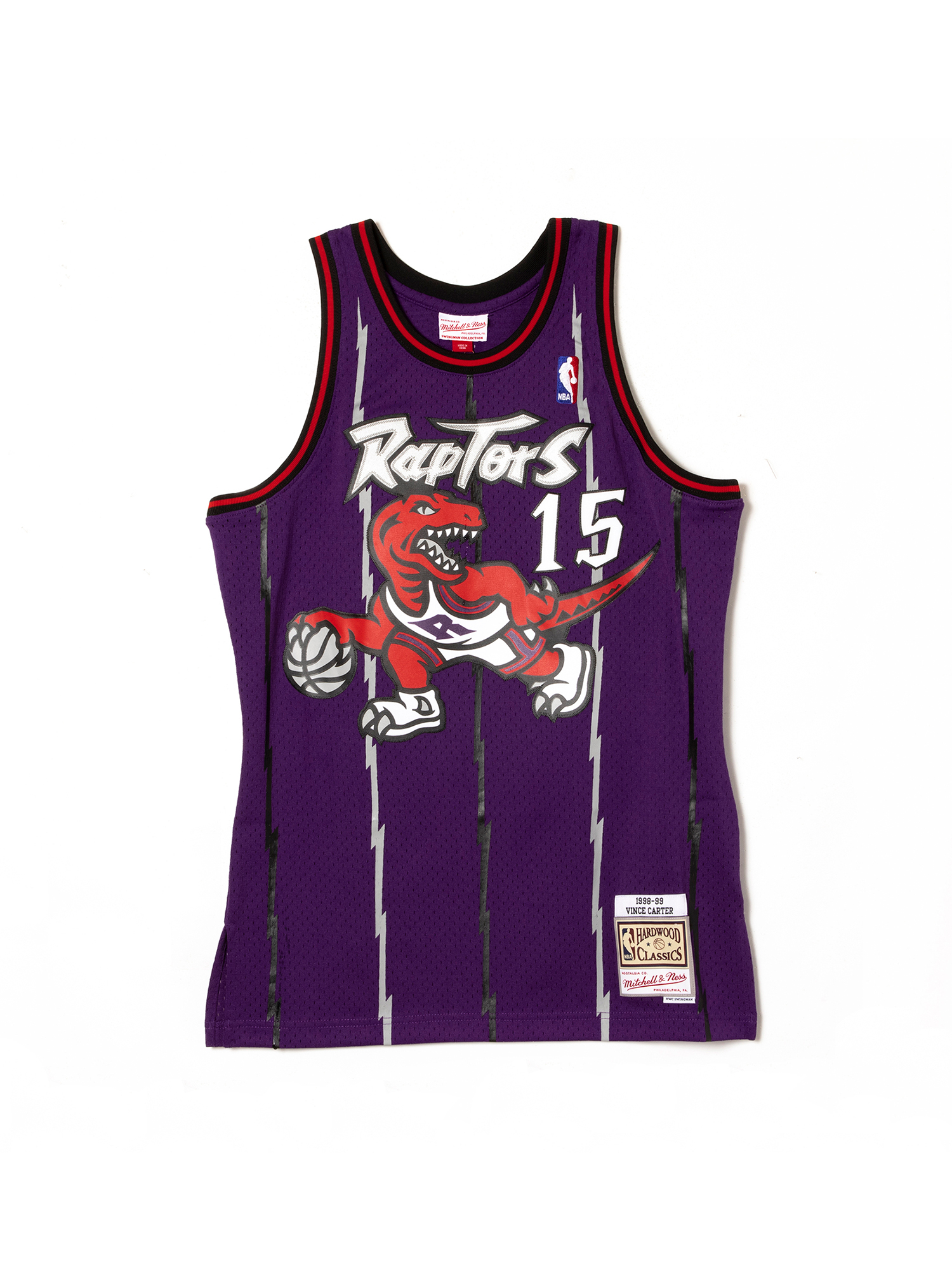 NBA #15 CARTER スウィングマン ミッチェルアンドネス ユニフォーム RAPTORS 刺繍 激レア！ ラプターズ ビンス・カーター