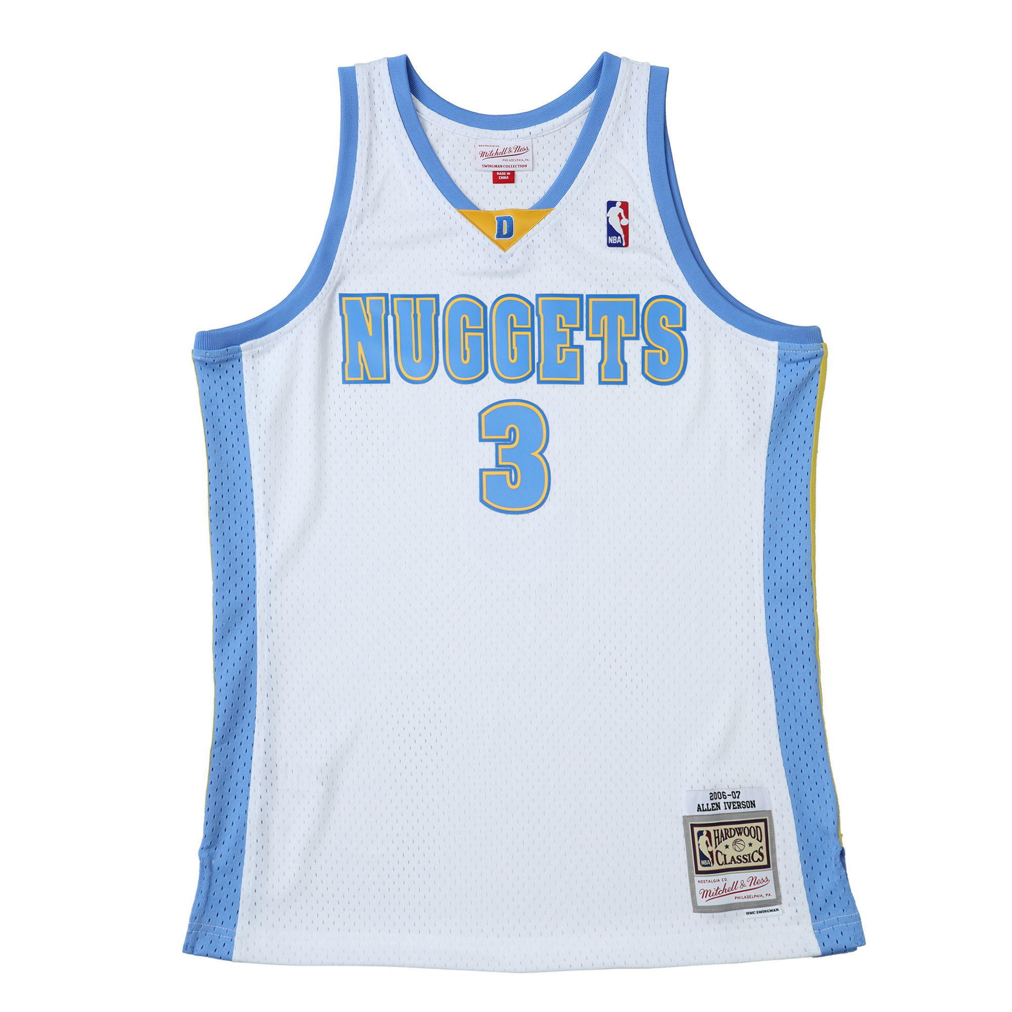 アレン・アイバーソン ナゲッツ ホーム スイングマンジャージ 2006-07 DENVER NUGGETS NBA SWINGMAN JERSEY  NUGGETS 06 ALLEN IVERSON