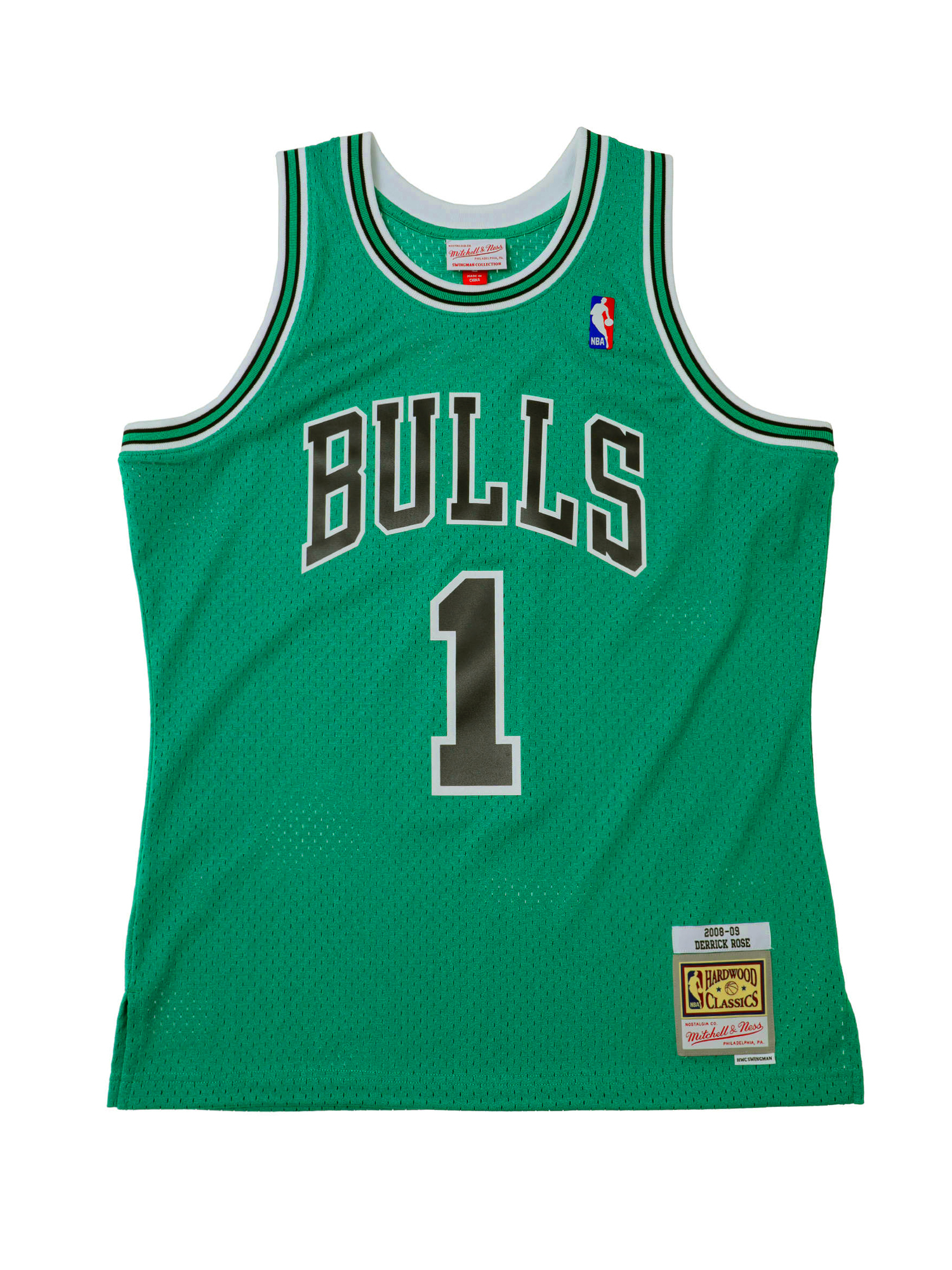 HOT RC Jersey 08 Fleer Derrick Rose デリック・ローズ NBA 実使用 ルーキー ユニフォーム バスケ ブルズ  Panini ニックス MVP All-star - スポーツ