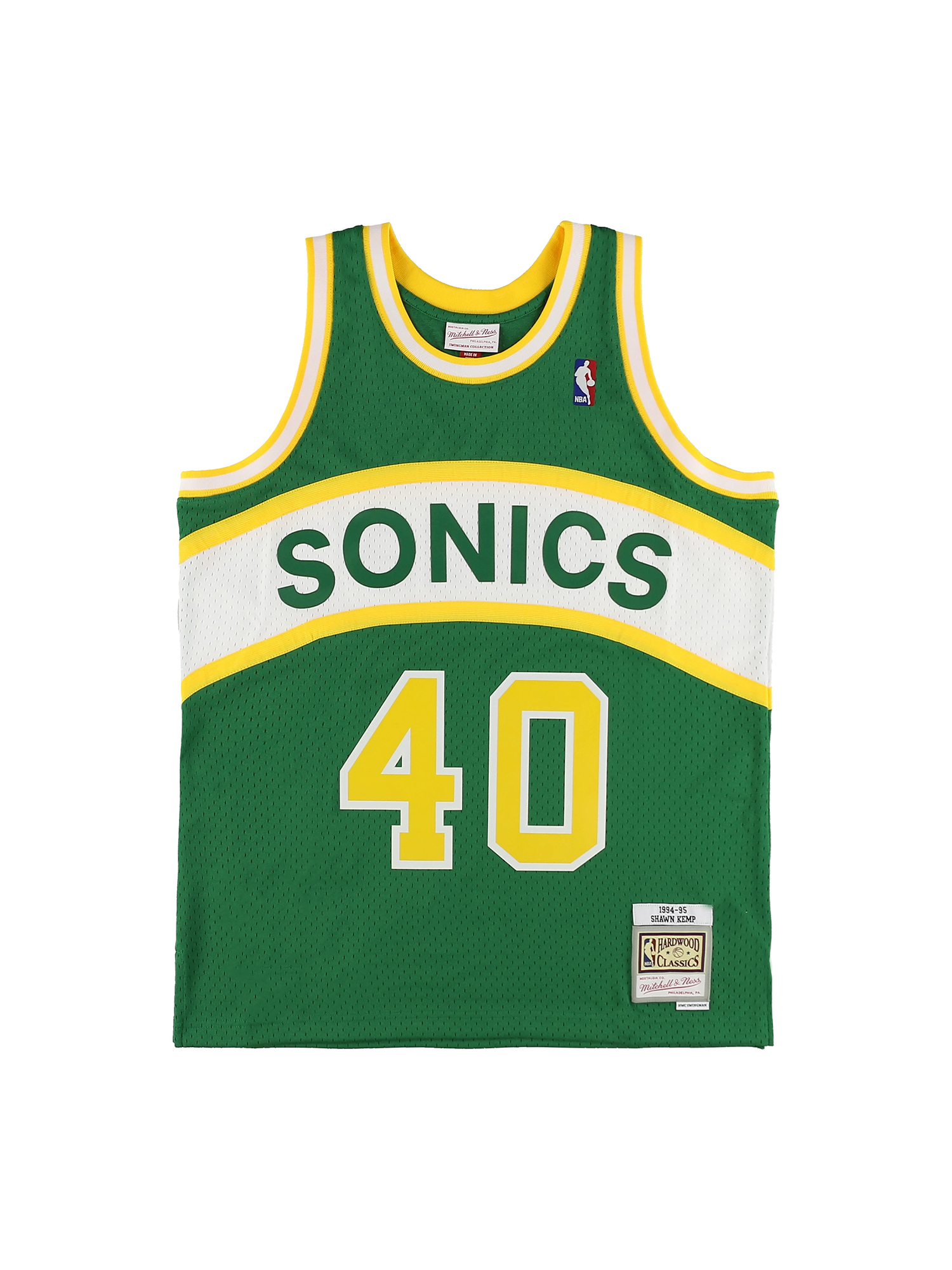 ショーン・ケンプ スーパーソニックス ロード スイングマンジャージ 1994-95 SEATTLE SUPERSONICS SW-Jersey-SSU  Kemp