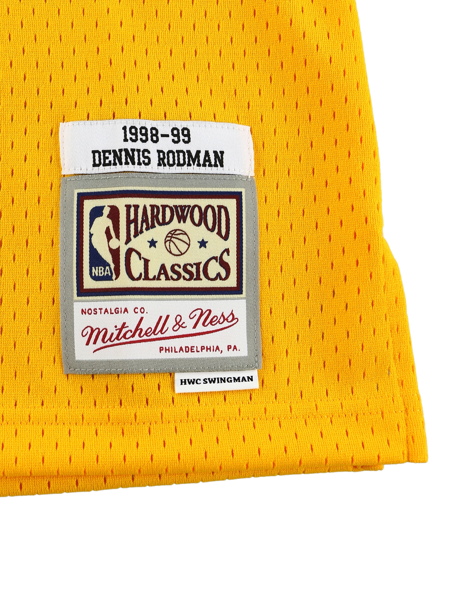 デニス・ロッドマン レイカーズ ホーム スイングマンジャージ 1998-99 LOS ANGELES LAKERS SW-Jersey -  Dennis Rodman