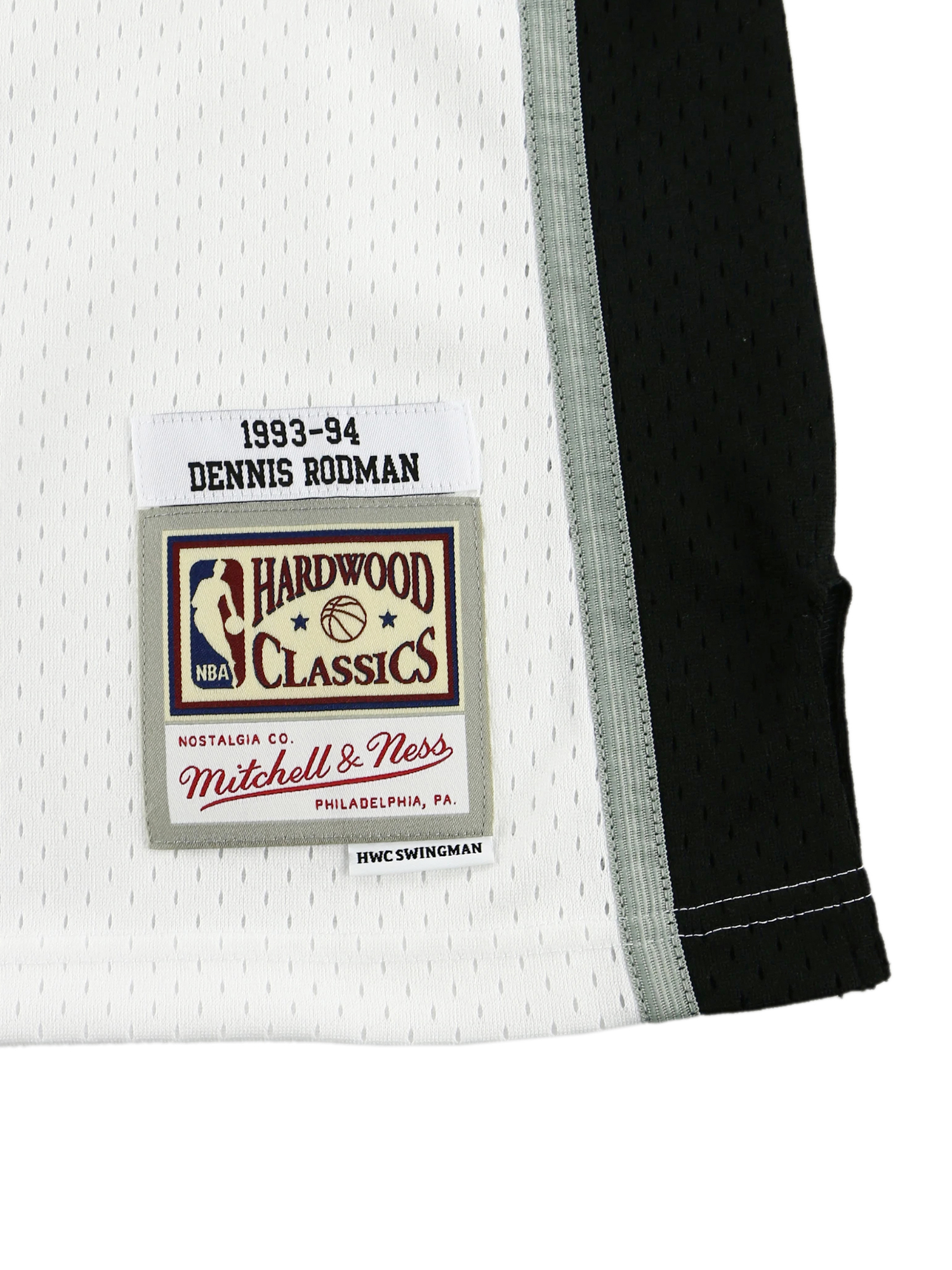 デニス・ロッドマン スパーズ ホーム スイングマンジャージ 1993-94 SAN ANTONIO SPURS NBA WHITE JERSEY  SPURS 1993