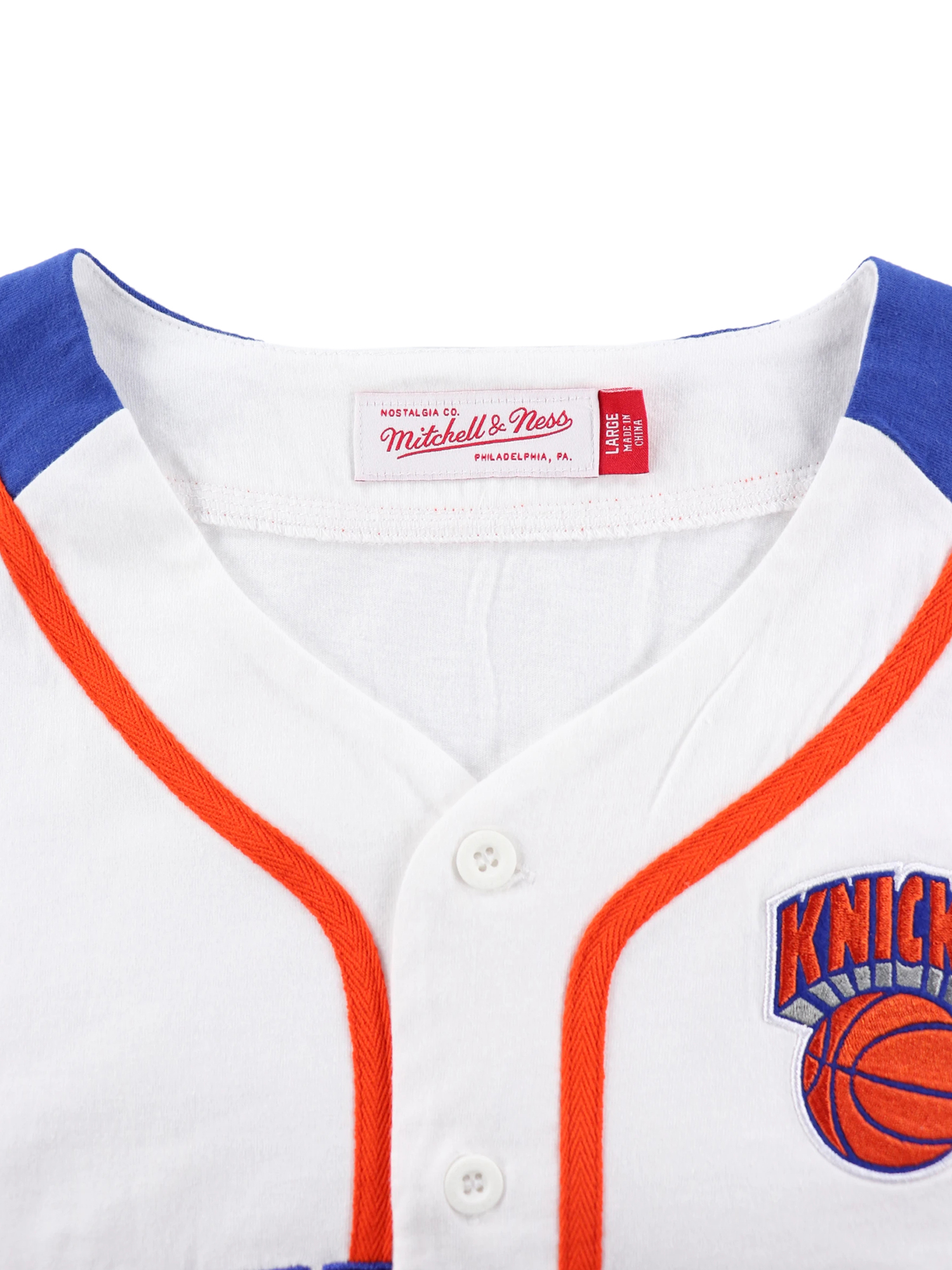 ニックス プラクティス デイボタン フロントジャージ NEW YORK KNICKS NBA PRACTICE DAY BUTTON FRONT  JERSEY LAKER