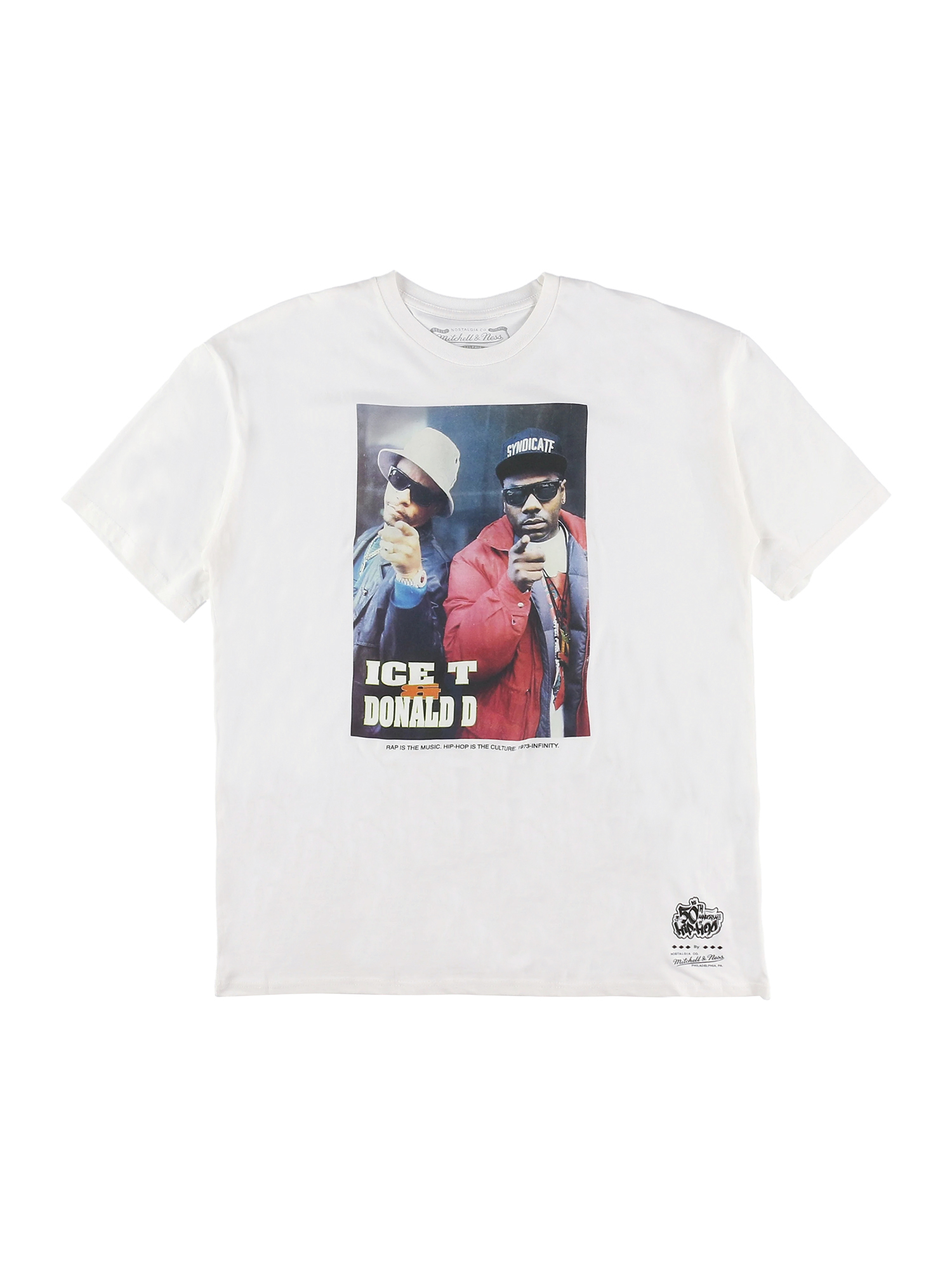 50th ヒップホップレジェンズ アイス-T&ドナルド-D ショートスリーブシャツ BRANDED 50TH AOHH ICE-T&DONALD-D  TEE