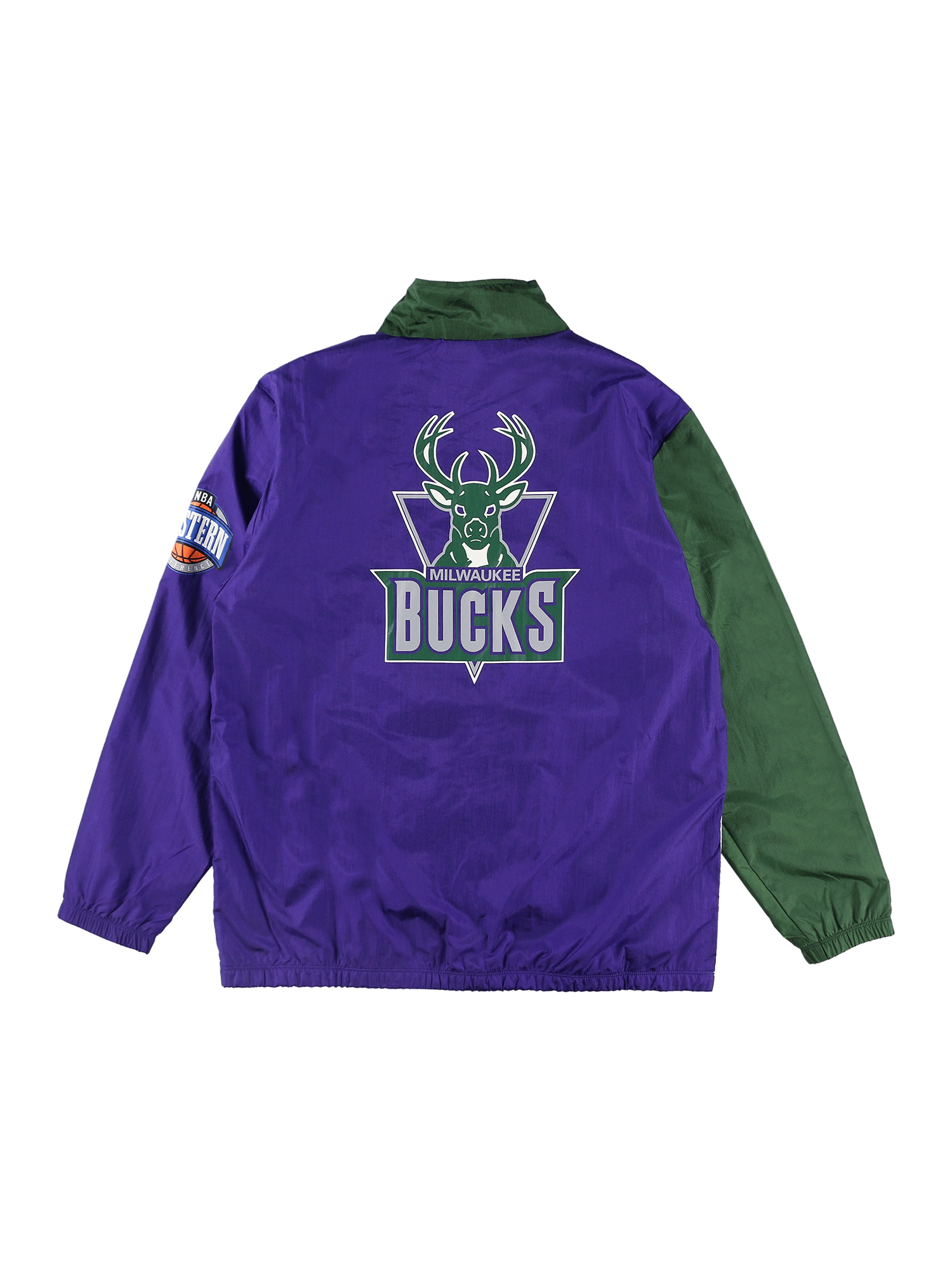 バックス アーチド レトロライン ウインドブレーカー NBA ARCHED RETRO LINED WINDBREAKER BUCKS