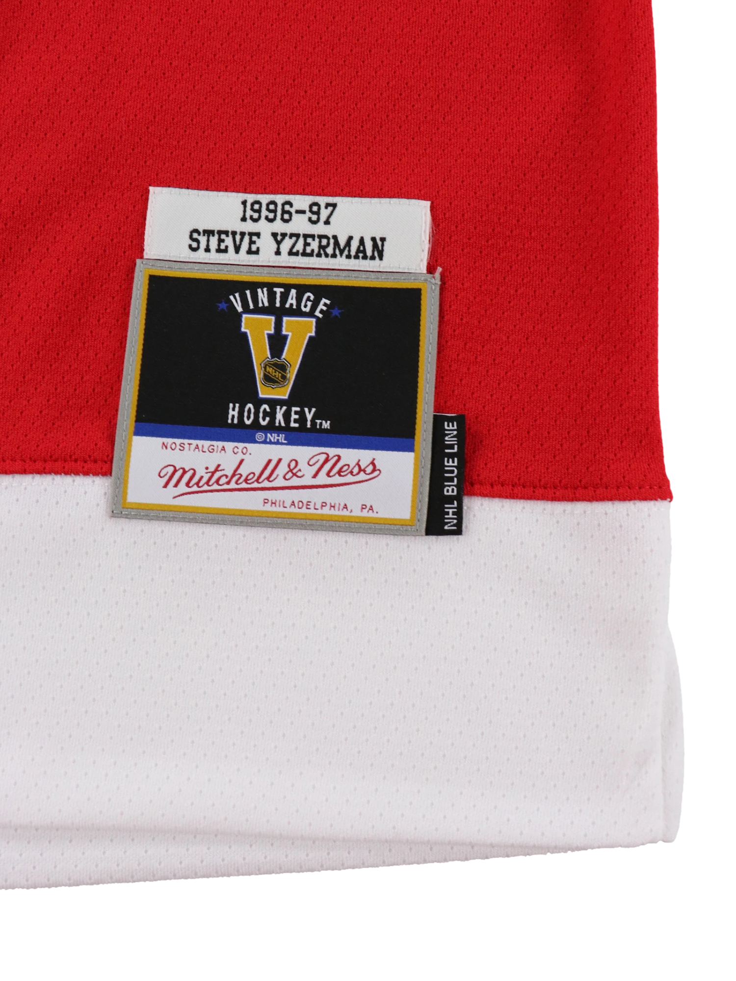 スティーブ・アイザーマン レッドウィングス ロード ブルーラインジャージ 1996-97 RED WINGS NHL DARK JERSEY  STEVE YZERMAN