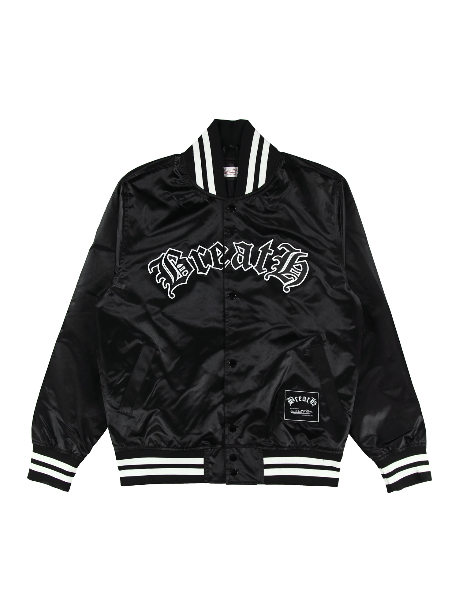 BAD HOP BREATH×Mitchell&Ness サテンジャケット XL