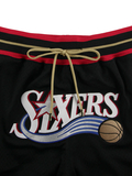 Mitchell&Ness（ミッチェルアンドネス）｜ジャスト・ドン シクサーズ 7インチ ショーツ NBA JUST DON 7 INCH  SHORTS 76ERS アイテム詳細｜Mitchell & Ness（ミッチェルアンドネス）公式オンラインストア