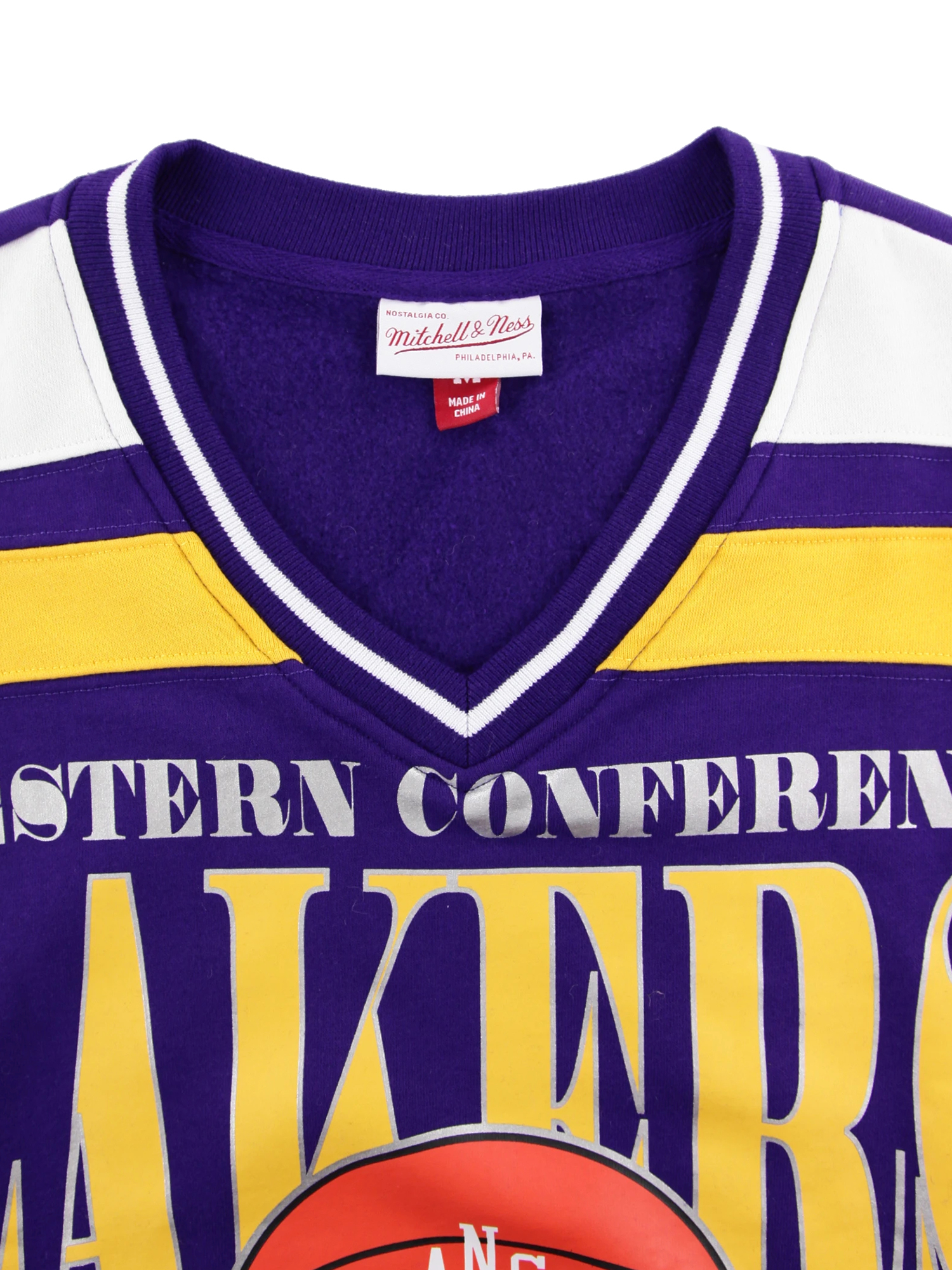 Mitchell&Ness ミッチェル＆ネス レイカーズ Vネックシャツ NBA